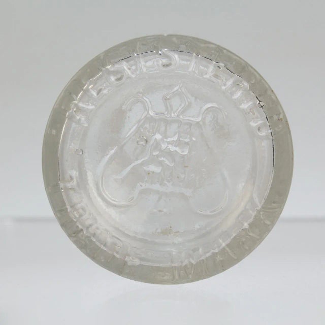 Antique Wang Hing & Co. Chinese Export Silver Travel Dresser Bottle For Sale - Image 9 of 13