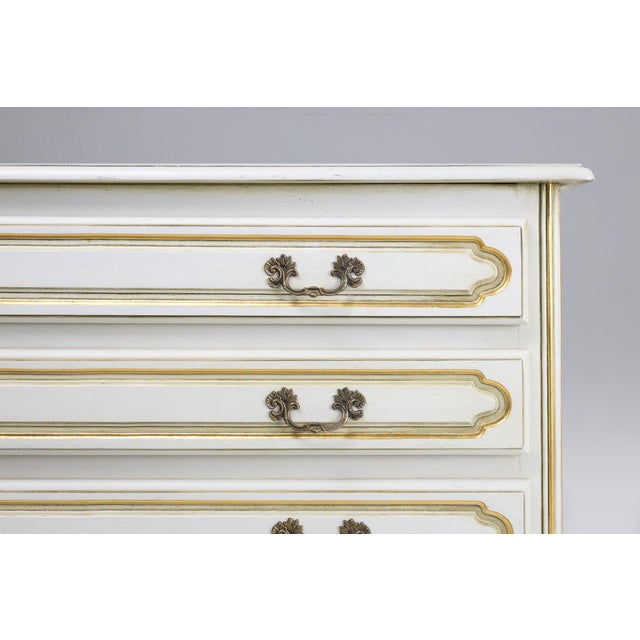20th Century Louis XV French Chest of Drawers, 1950s For Sale - Image 3 of 11