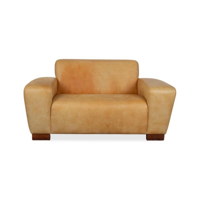 Cognac Leather Lounge Chair from Machalke For Sale - Image 16 of 17