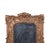 Paint Vintage Neoclassical Hand-Carved Gold Wooden Wall Mirror For Sale - Image 7 of 10