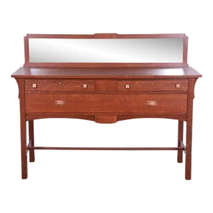 Limbert Mission Oak Arts & Crafts Sideboard Buffet Server, Newly Restored