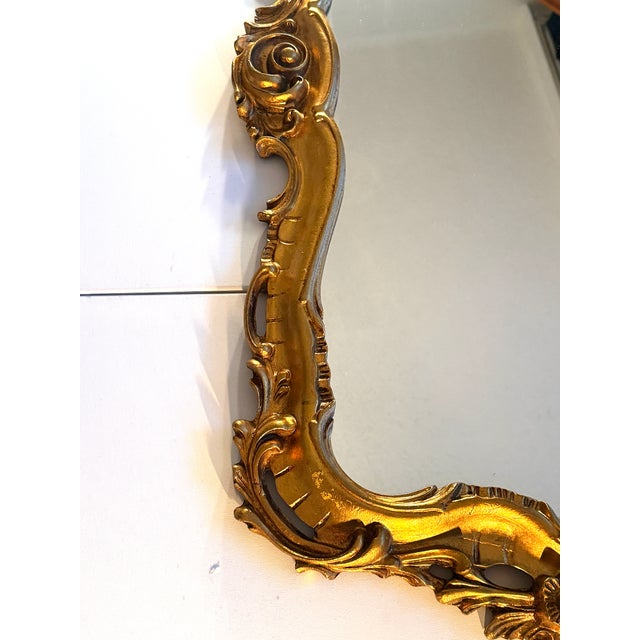 Baroque Wooden Framed Mirror from Unbekannt, 1950s For Sale - Image 9 of 12