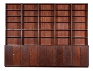 Mid-Century Modern Mahogany Sectional Bookcase, 1960s