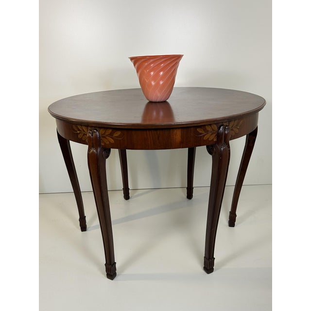 Art Nouveau Five-Legged Table with Parrots, 1890s, in Very Good conditions. Designed 1890 to 1919