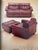 Animal Skin Mid-Century Chesterfield Modular Sofa from Strässle, 1975, Set of 5 For Sale - Image 7 of 18