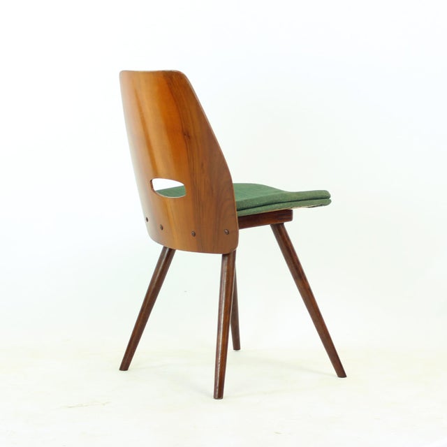 Brown Lollipop Chairs by František Jirák for Tatra Nábytok, Czechoslovakia, 1960s, Set of 2 For Sale - Image 8 of 17