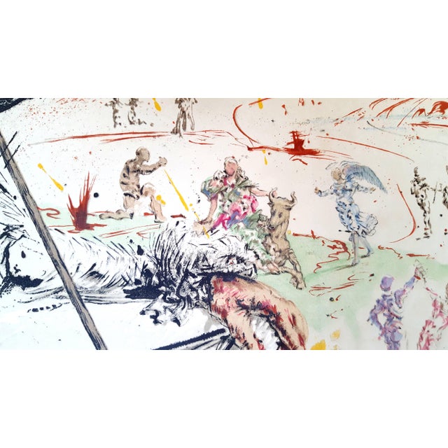 Salvador Dali - Don Quichotte - Original Lithograph 1957 For Sale - Image 3 of 10