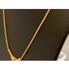 Vintage 20 Pointer White Diamond Necklace 14 Karat Yellow Gold, 18 Inch Long For Sale - Image 16 of 18