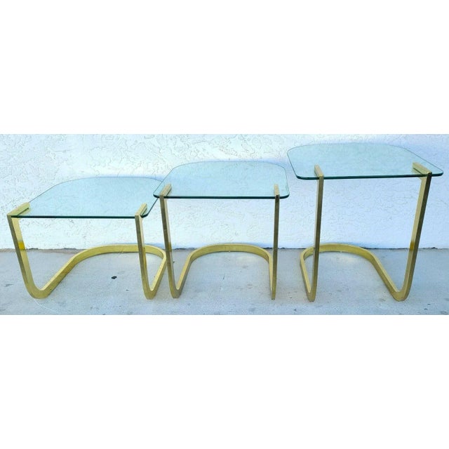1970s MCM Nesting Tables by Design Institute of America Dia For Sale - Image 5 of 12