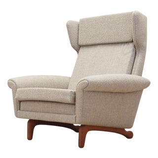 Vintage Danish Teak Chair by Aage Christiansen for Erhardsen & Andersen, 1960s For Sale