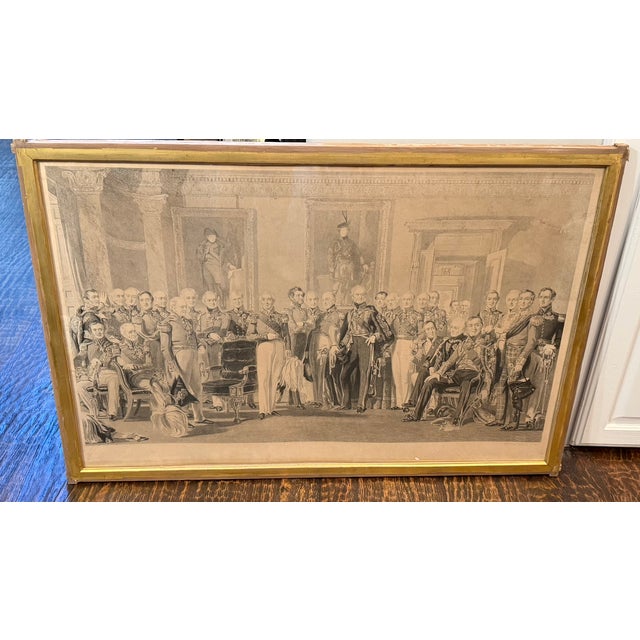 1843 “The Waterloo Heroes at Apsley House” Etching by Charles G. Lewis After j.p. Knight For Sale - Image 18 of 18