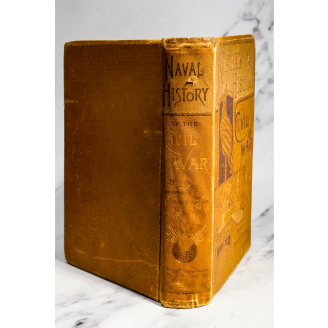 Fascinating Antique United States Naval History of the Civil War by Admiral David D. Porter Illustrated u.s. Navy Book History For Sale - Image 9 of 11