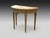 Gustavian, Louis Xi, Painted Wood, Marble, Demilune Console Table, France, 1780 For Sale - Image 4 of 12