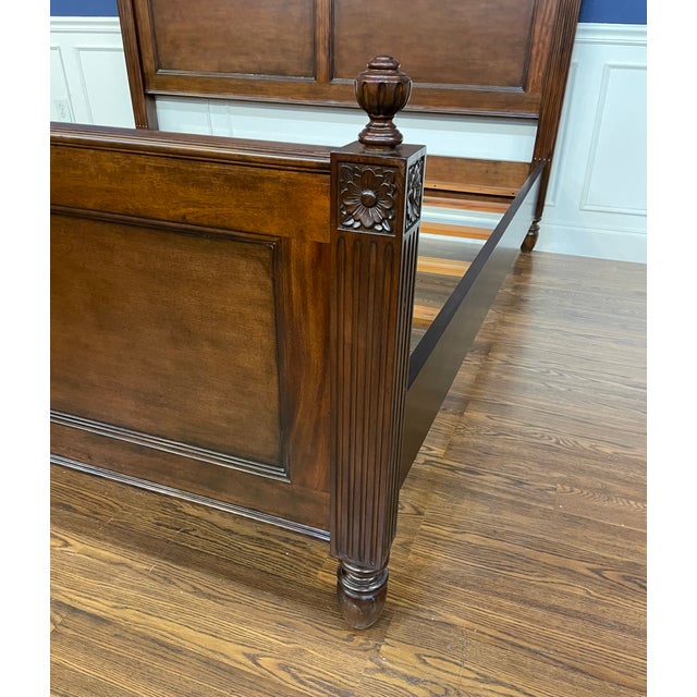 Louis XVI King Size Bed by Leighton Hall - Showroom Sample For Sale In Atlanta - Image 6 of 10