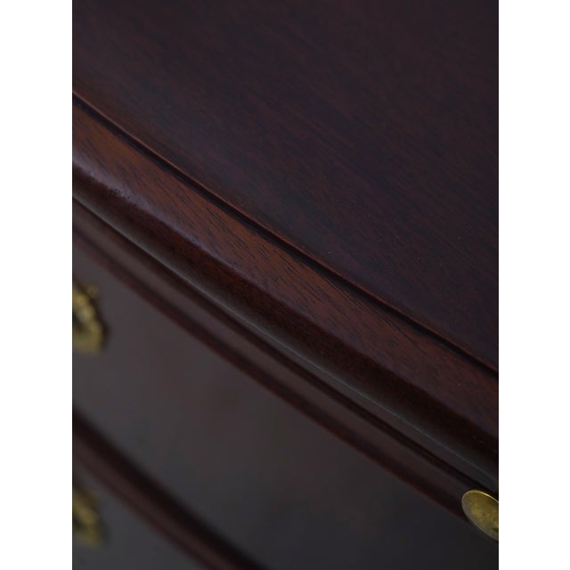Pair Baker 3 Drawer Mahogany Nightstands For Sale - Image 13 of 18