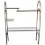Metal Italian Brass Etagere or Showcase Vitrine For Sale - Image 7 of 7