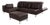 Moule Set Leather Corner Sofa and Ottoman in Brown Chrome with Manual Function from Brühl, Set of 2 For Sale