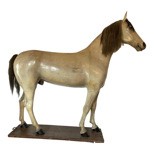 19th Century Life Sized Horse Trade Sign From a Tack Shop in Pennsylvania For Sale
