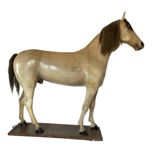 19th Century Life Sized Horse Trade Sign From a Tack Shop in Pennsylvania