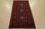 Cabin Baloch Rug 3’9” X 6’7” Red Wool Vintage Tribal Hand-Knotted Oriental Carpet For Sale - Image 3 of 13