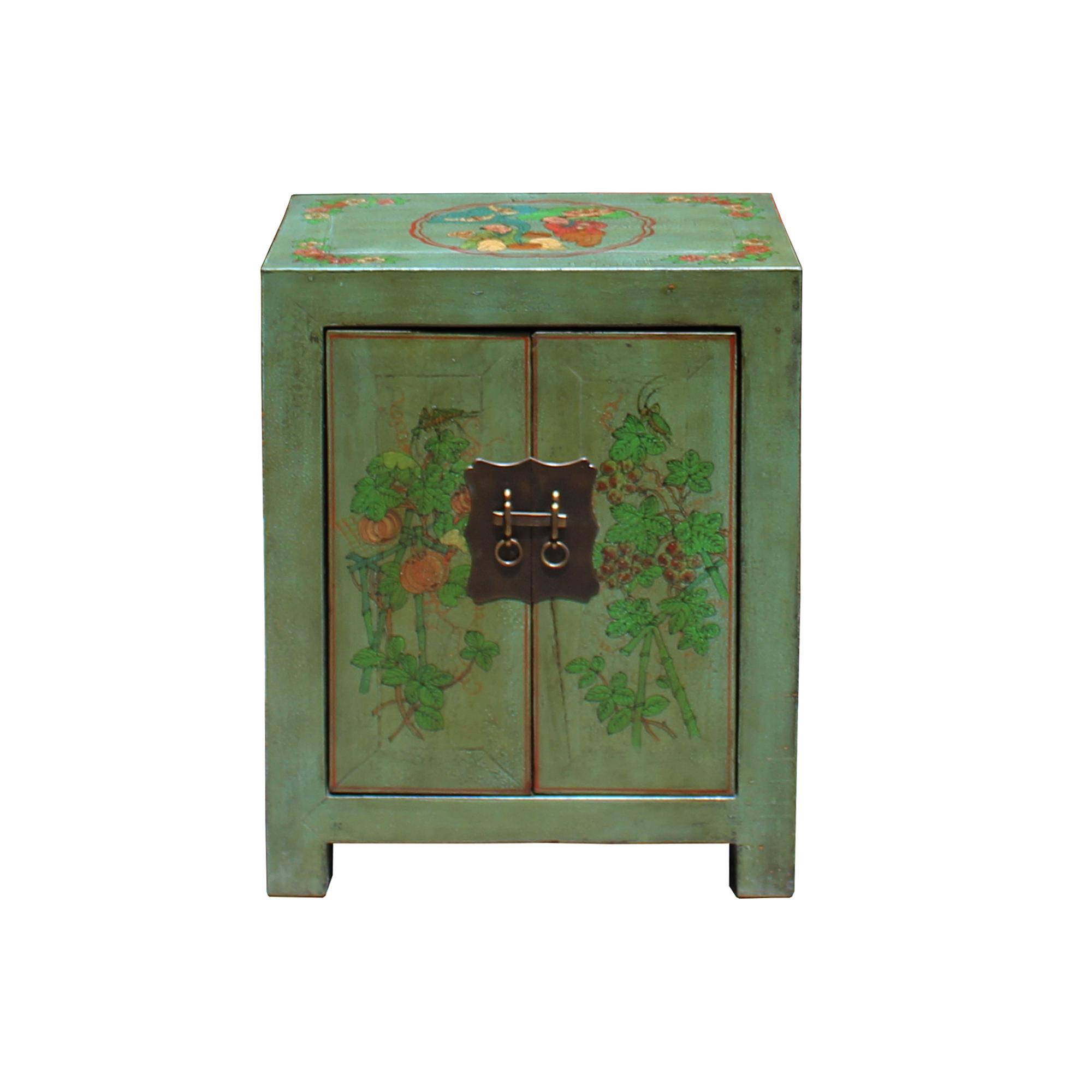light green nightstand