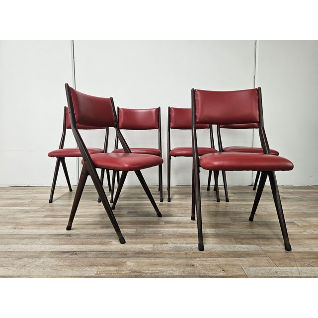 Chairs by Gaetano and Alessandro Besana, 1960, Set of 6 For Sale - Image 4 of 14