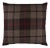 Schumacher Montana Wool Plaid 18" Pillow In Java For Sale