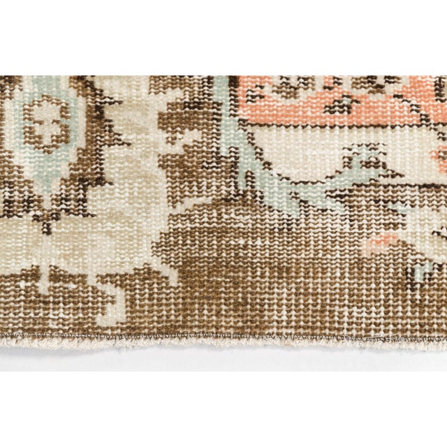 Aqua Turkish Modern Colorful Rug For Sale - Image 8 of 11