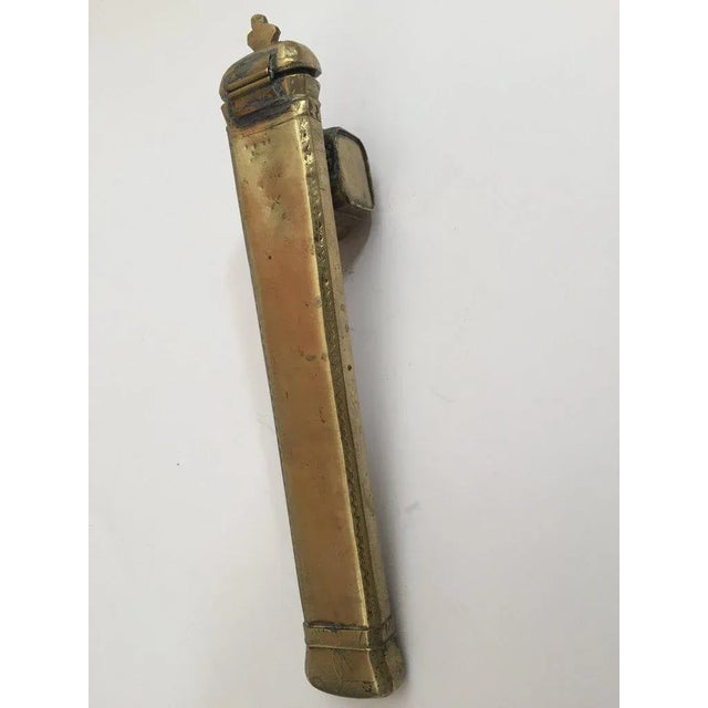 19th Century Middle Eastern Moorish Brass Inkwell For Sale - Image 11 of 12