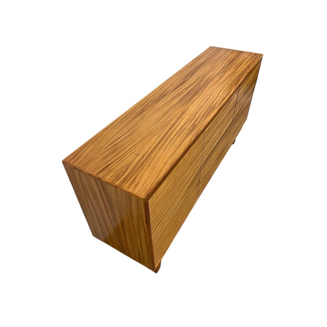 Mid Century Modern Style Credenza 3 Door Tv Cabinet. For Sale In Seattle - Image 6 of 10