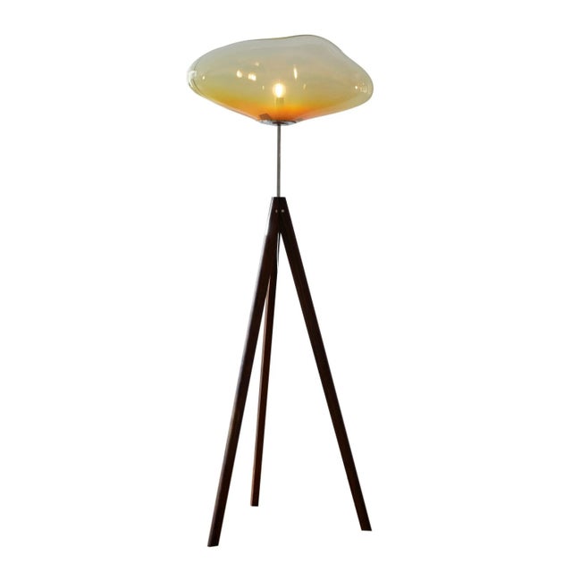 Stati X Amber Iridescent Floor Lamp by Eloa For Sale - Image 4 of 8