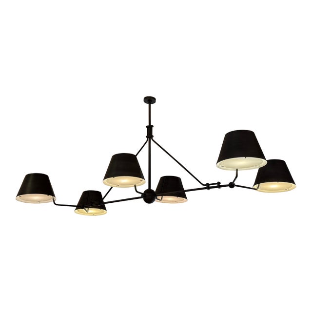 The Urban Electric Co. Chiltern Six-Arm Chandelier For Sale