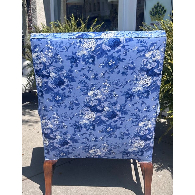Rose Tarlow Melrose House Chippendale Mahogany Love Chair W Ralph Lauren Chintz. Bares This is the "Love Chair" version of...