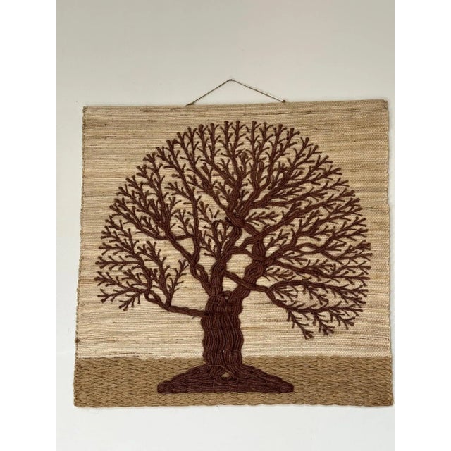 Textile Tree of Life Tapestry, 1970s For Sale - Image 7 of 7