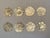 1960's Hallie St. Mary, Inc. Matching Capiz Shell Placemats & Coasters - Sets of 8 - 17 pcs For Sale - Image 12 of 15