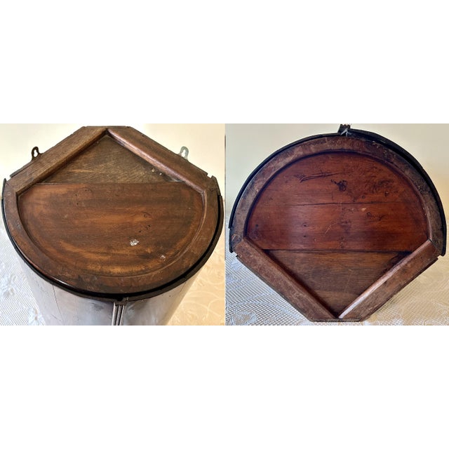 Antique Georgian Mahogany Corner Cupboard: Bow Front Cabinet For Sale - Image 6 of 10