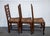 Antique English Rush Seat Ladderback Dining Chairs, 1910s, Set of 6 For Sale - Image 3 of 18