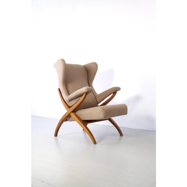 Italian Fiorenza Armchair by Franco Albini for Arflex, 1952, in Very Good conditions. Designed 1950 to 1959 I have...