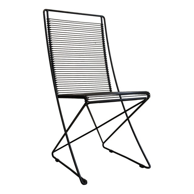 Vintage Cantilever Chair in Black by Till Behrens for Schlubach, 1980s For Sale