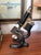 Antique Bausch and Lomb Microscope sold by The Max Wocher & Son Company. Please see condition details noted. For...