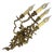 Vintage Italian Bronze Wall Sconce, Italy, 1930s For Sale