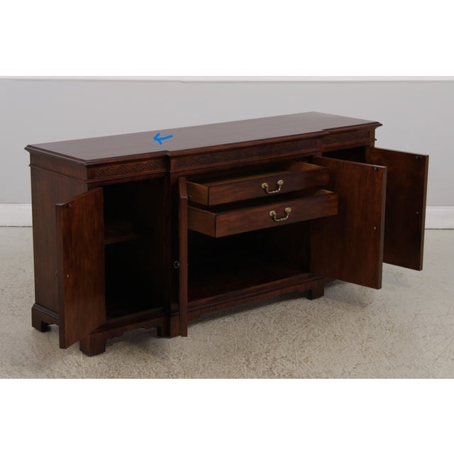 Century Furniture Century Mahogany 4 Door Buffet Sideboard For Sale - Image 4 of 18