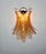 Vintage Murano Amber Felci Glass Wall Sconces, 1990s, Set of 2 For Sale - Image 4 of 18