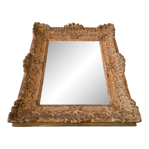 Antique Mirror in Impressionist Gilded Frame
