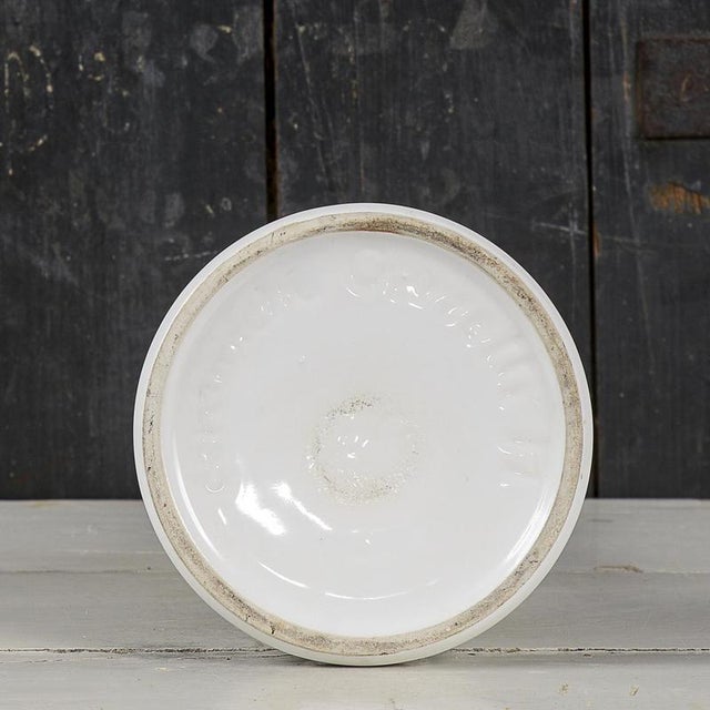White Vintage White Ceramic Vase from Rometti For Sale - Image 8 of 10