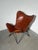 Cognac Leather Butterfly Lounge Chair For Sale - Image 6 of 6