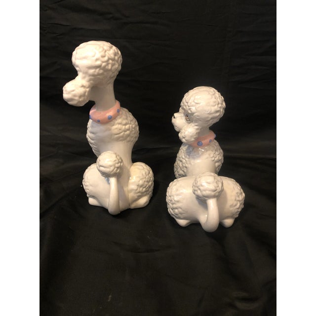 Darling matching poodle set from an Estate in SW Florida!