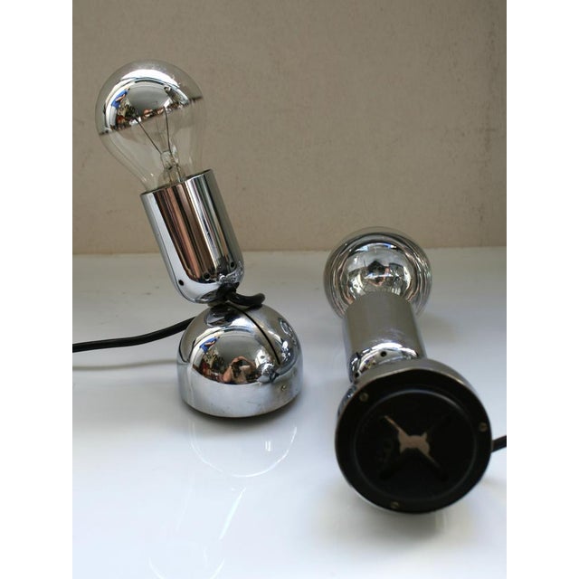 1970s Mid-Century Pollux Table Lamps from Ingo Maurer, 1973, Set of 2 For Sale - Image 5 of 9