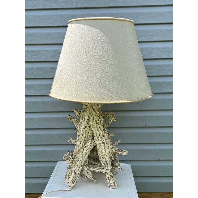Driftwood Table Lamp For Sale In West Palm - Image 6 of 10