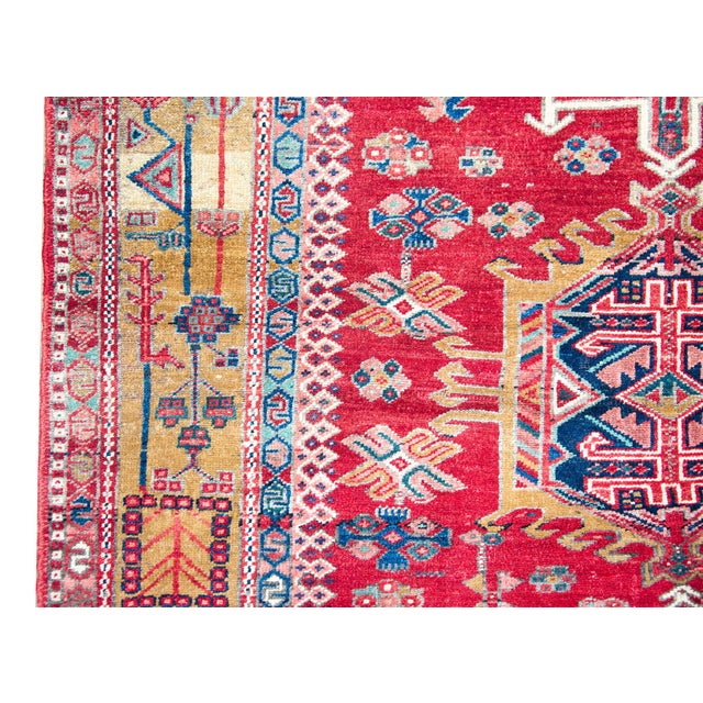Early 20th Century Persian Karaja Rug For Sale - Image 11 of 15